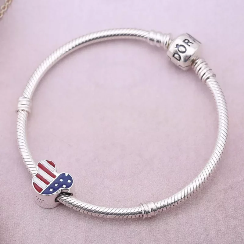(imagen para) Charm Disney, Mickey Americana PANDORA - Ver 2