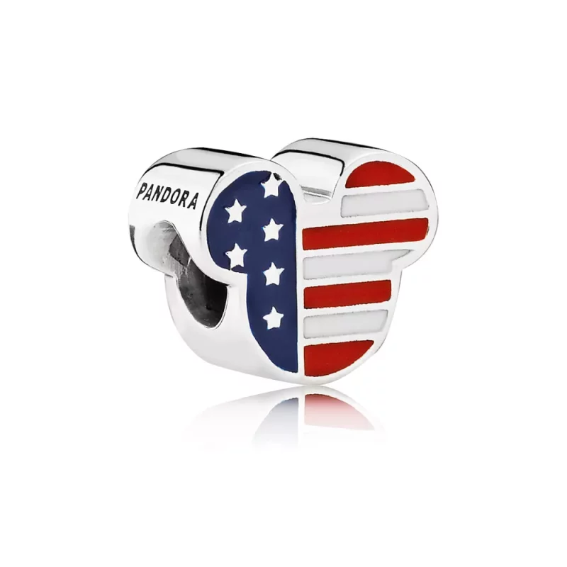 (imagen para) Charm Disney, Mickey Americana PANDORA