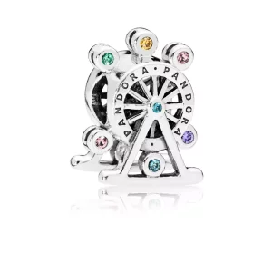 Charm en plata de ley Noria Colorida - PANDORA (imagen para) Charm en plata de ley Noria Colorida - PANDORA