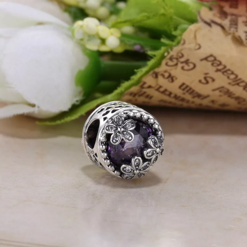 (imagen para) Charm Campo de Margaritas Deslumbrantes - PANDORA - Ver 2