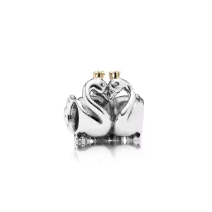 Charm cisnes abrazados - PANDORA (imagen para) Charm cisnes abrazados - PANDORA