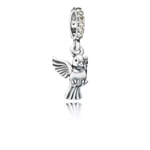 (imagen para) Charm colgante Paloma de la Paz - PANDORA