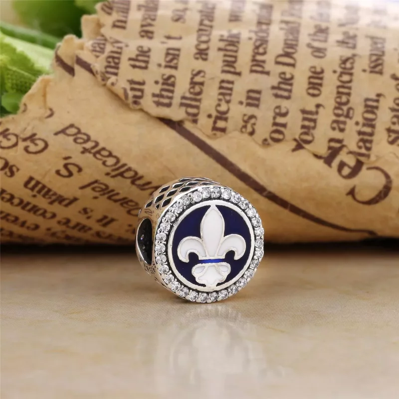 (imagen para) Charm en plata de ley Flor de lis PANDORA - Ver 2