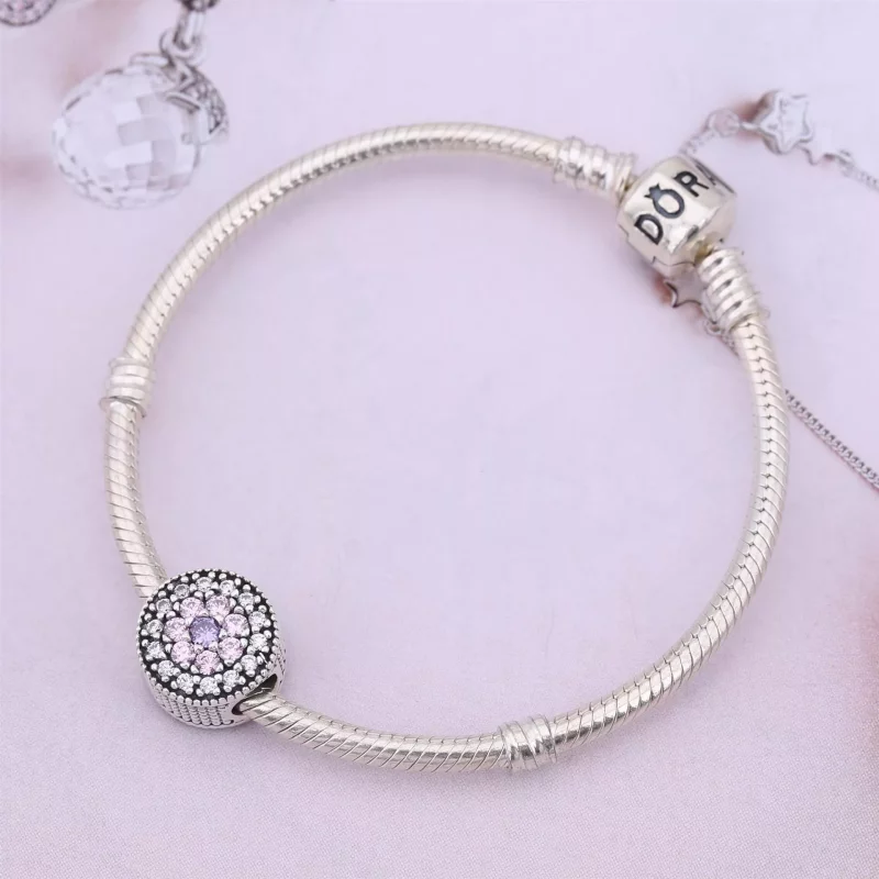 (imagen para) Charm Deslumbrante Floral 791820PCZMX Charms PANDORA - Ver 2