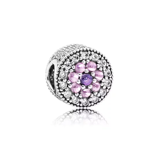 (imagen para) Charm Deslumbrante Floral 791820PCZMX Charms PANDORA