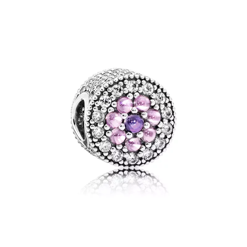 (imagen para) Charm Deslumbrante Floral 791820PCZMX Charms PANDORA
