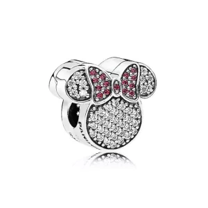 (imagen para) Charm en plata de ley Disny, Orejas de minnie mouse PANDORA