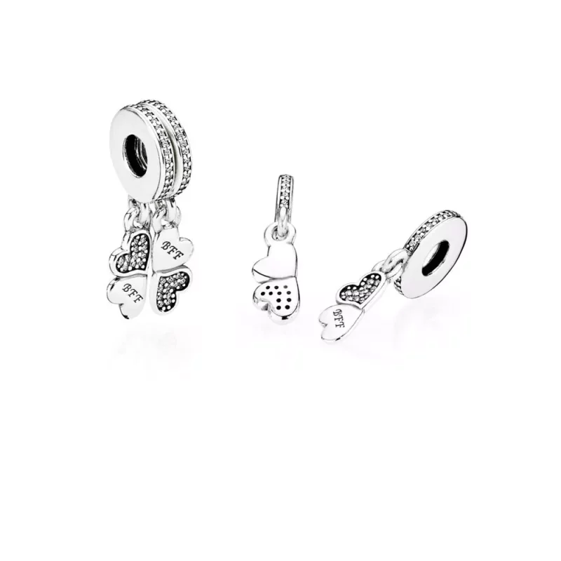 (imagen para) Charm colgante Mejores Amigas Para Siempre - PANDORA - Ver 2