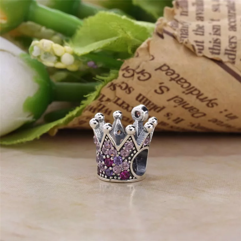 (imagen para) Charm en plata de ley Corona PANDORA - Ver 3