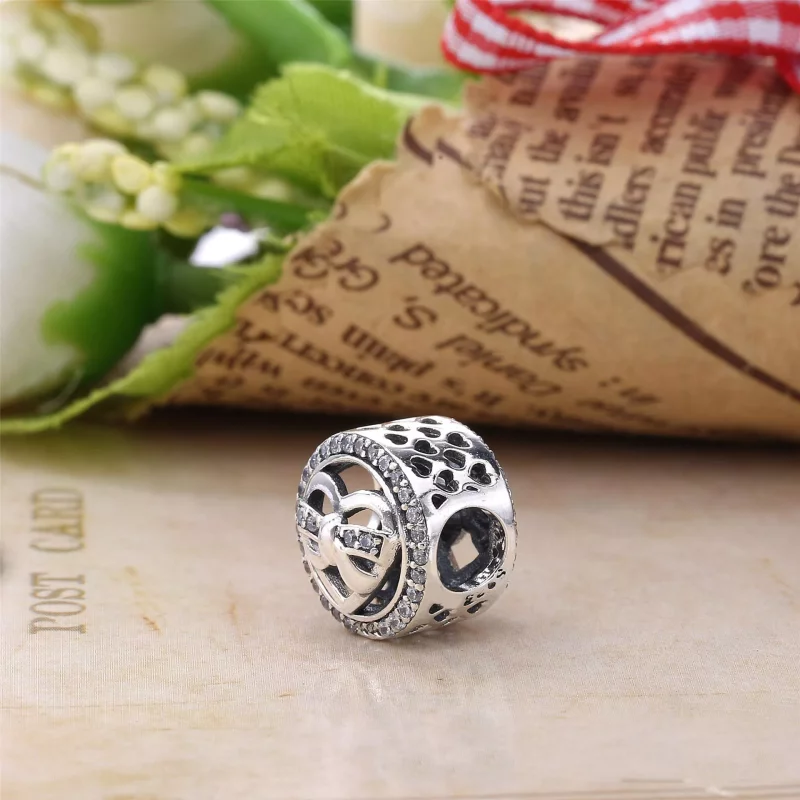 (imagen para) Charm en plata de ley Lazos amorosos PANDORA - Ver 3