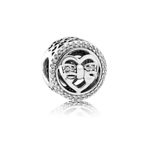 (imagen para) Charm en plata de ley Lazos amorosos PANDORA