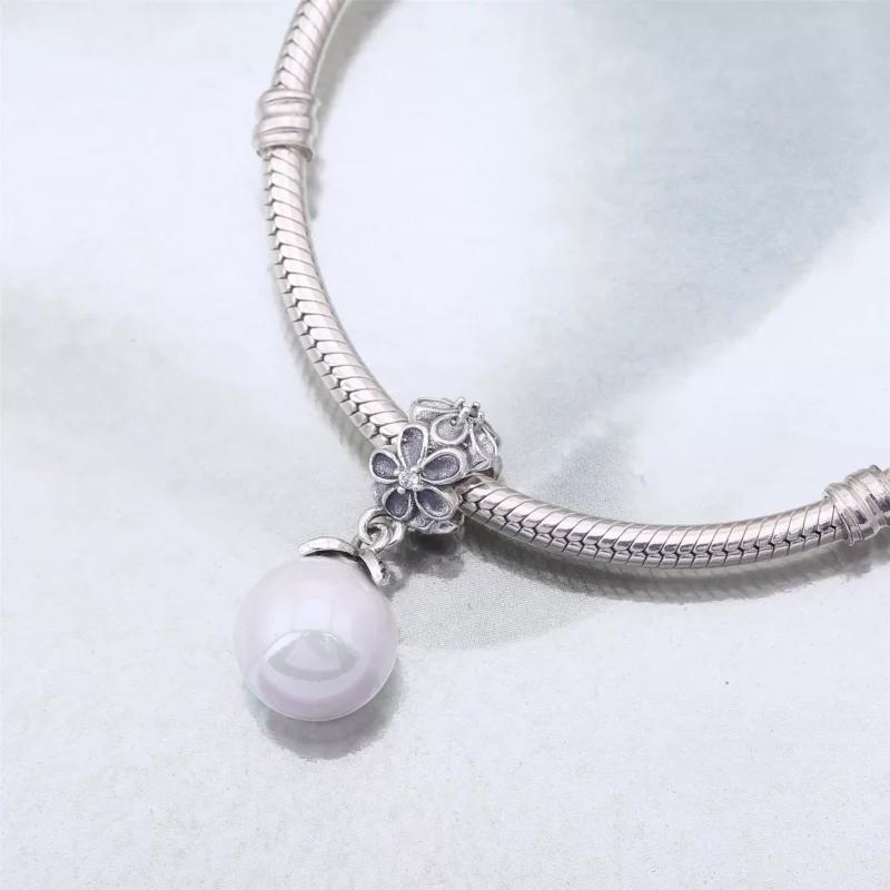 (imagen para) Charm Colgante Viola en Flor - PANDORA - Ver 4