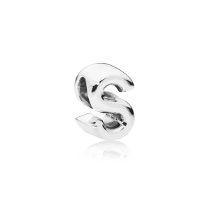 Charm en plata de ley Letra S - PANDORA (imagen para) Charm en plata de ley Letra S - PANDORA