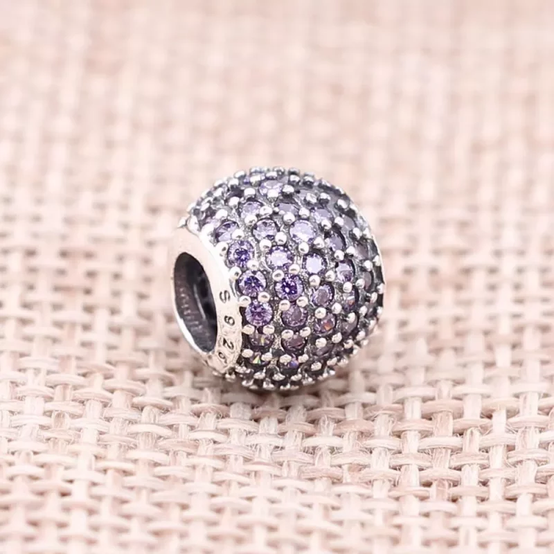 (imagen para) Charm Bola Pav&eacute; Rojo - PANDORA - Ver 2
