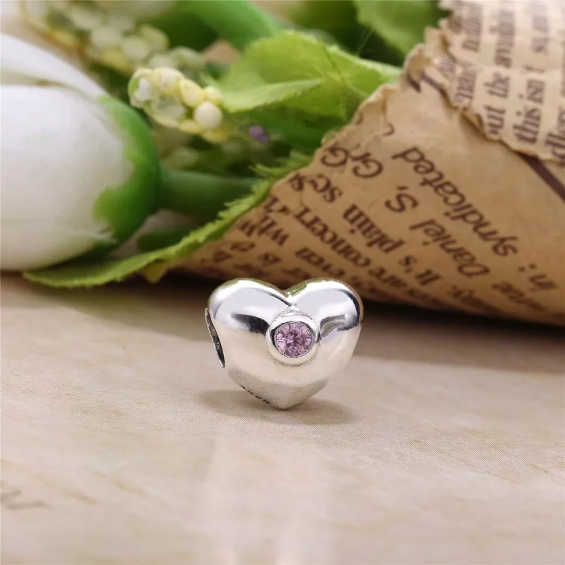 (imagen para) Charm Coraz&oacute;n Rosa - PANDORA - Ver 2