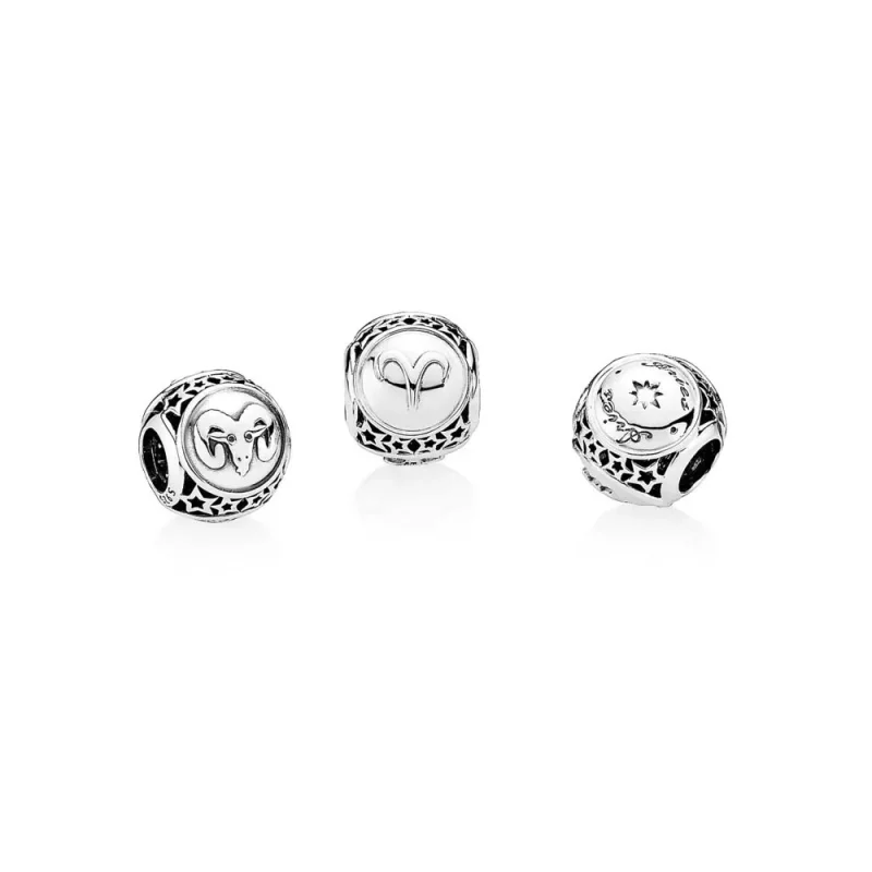 (imagen para) Charm Signo Aries con estrellas - PANDORA - Ver 2