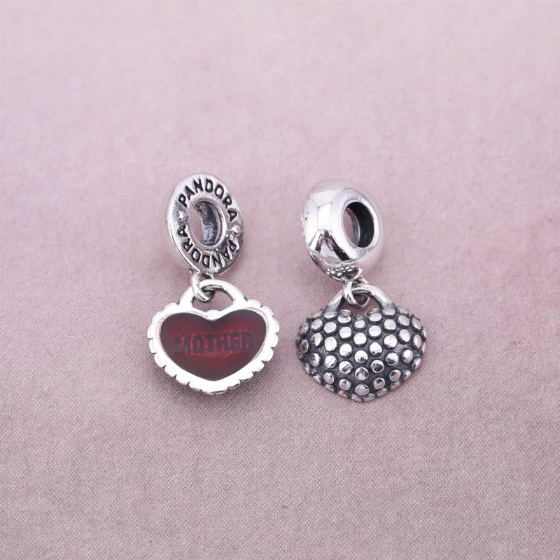 (imagen para) Charm Colgante Mam&aacute; y Pap&aacute; - PANDORA - Ver 2