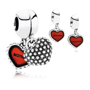 (imagen para) Charm Colgante Mam&aacute; y Pap&aacute; - PANDORA