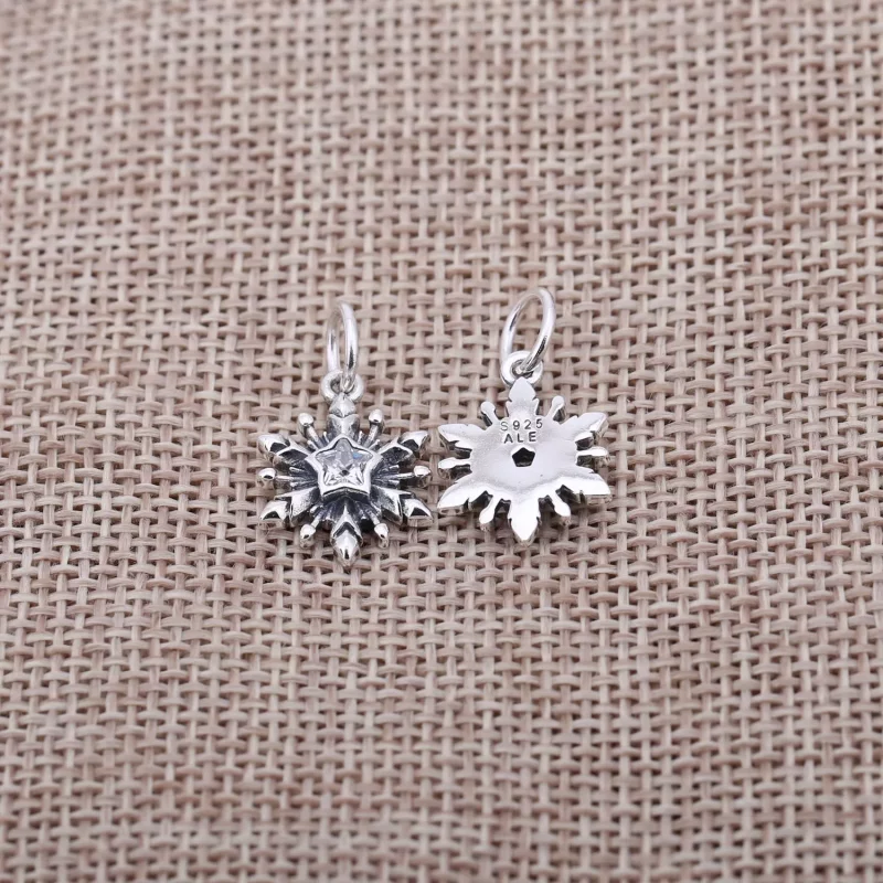 (imagen para) Charm colgante Disney, copo de nieve congelado PANDORA - Ver 2
