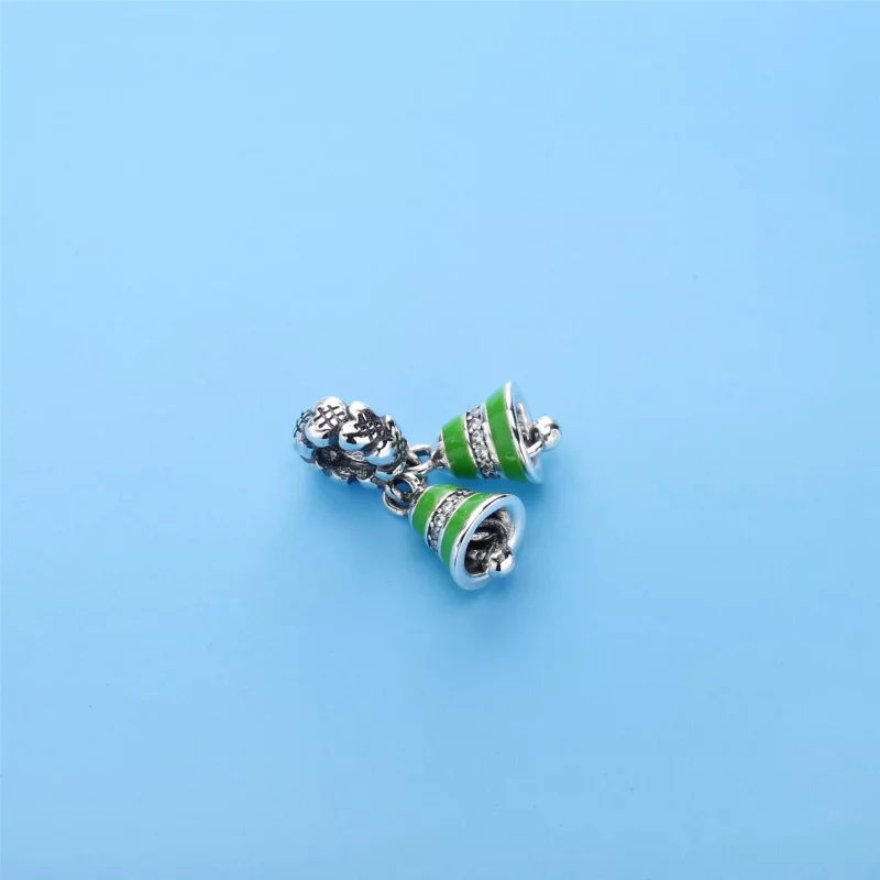 (imagen para) Charm colgante en plata de ley Campanas verdes PANDORA - Ver 4