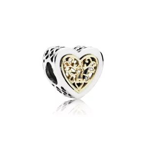 Charm Locked Hearts calado - PANDORA (imagen para) Charm Locked Hearts calado - PANDORA