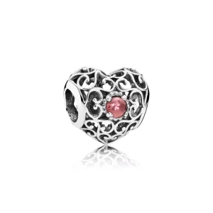 (imagen para) Charm calado Coraz&oacute;n de Enero - PANDORA