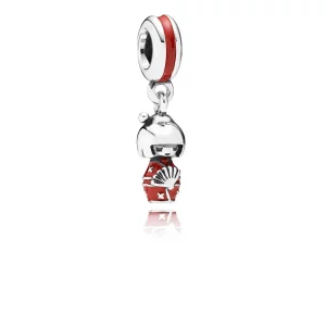 (imagen para) Charm colgante Mu&ntilde;eca Japonesa - PANDORA
