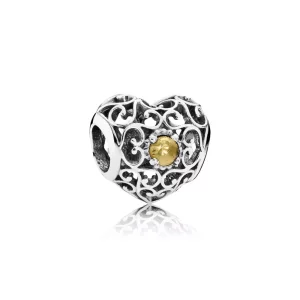 (imagen para) Charm calado Coraz&oacute;n de Noviembre - PANDORA