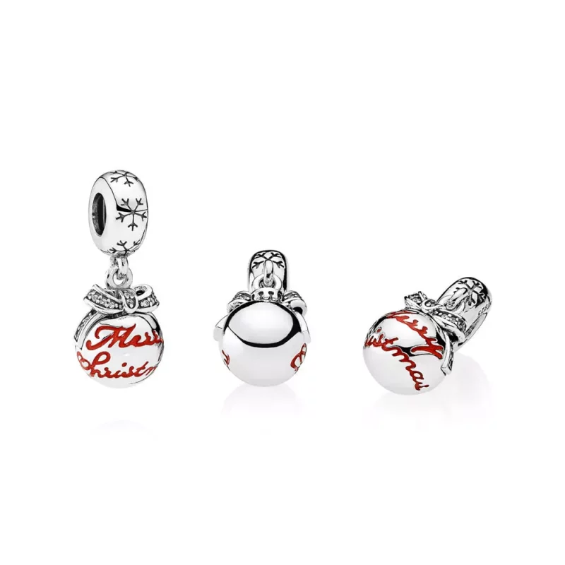 (imagen para) Charm colgante Adorno Feliz Navidad - PANDORA - Ver 4