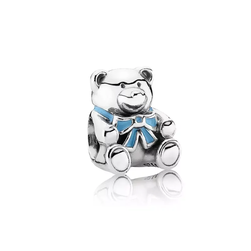 (imagen para) Charm Oso de Peluche Ni&ntilde;o 791124EN41 Charms PANDORA
