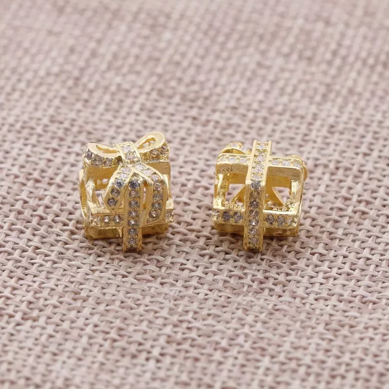 (imagen para) Charm Todo Envuelto Oro 14K PANDORA - Ver 2