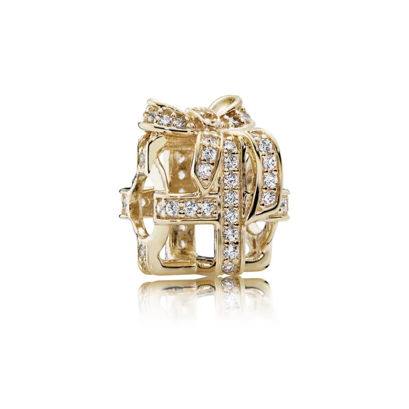 (imagen para) Charm Todo Envuelto Oro 14K PANDORA