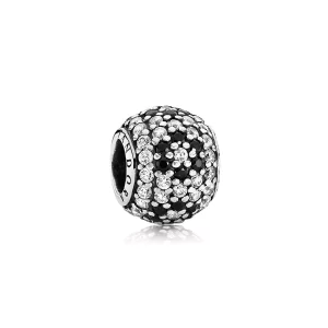 Charm Pavé Flor de Cerezo Negro - PANDORA (imagen para) Charm Pavé Flor de Cerezo Negro - PANDORA