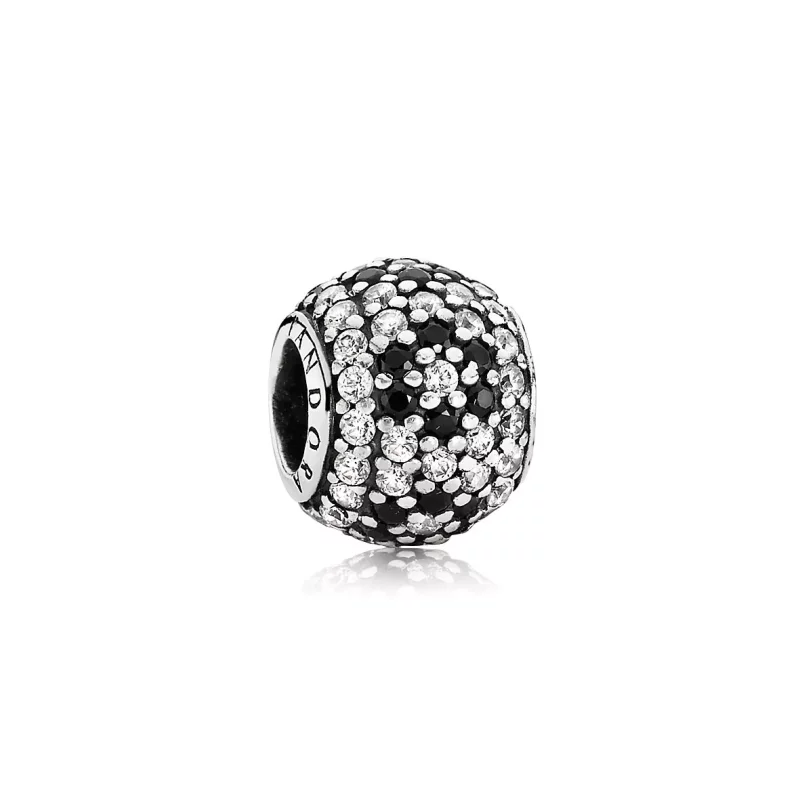 (imagen para) Charm Pav&eacute; Flor de Cerezo Negro - PANDORA