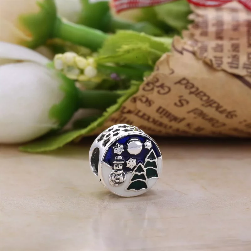 (imagen para) Charm en plata de ley Pa&iacute;s de las Maravillas Nevado - PANDORA - Ver 2