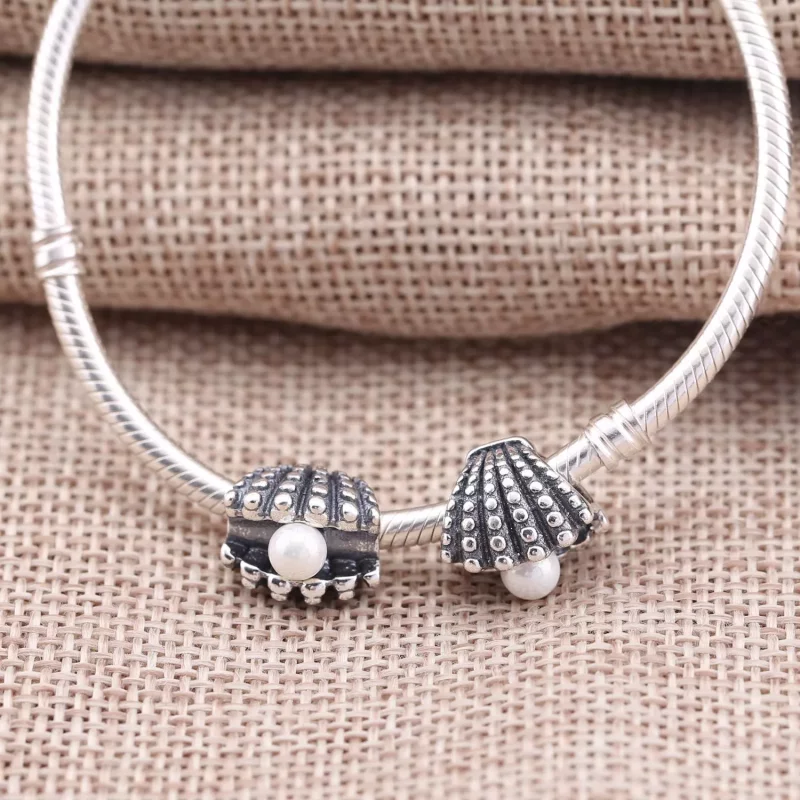 (imagen para) Charm Concha con Perla - PANDORA - Ver 2