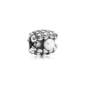 (imagen para) Charm Concha con Perla - PANDORA