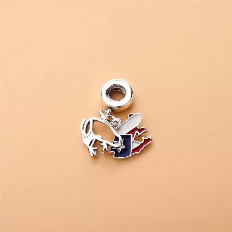 (imagen para) Charm colgante en plata de ley Amor puerto rico PANDORA - Ver 2