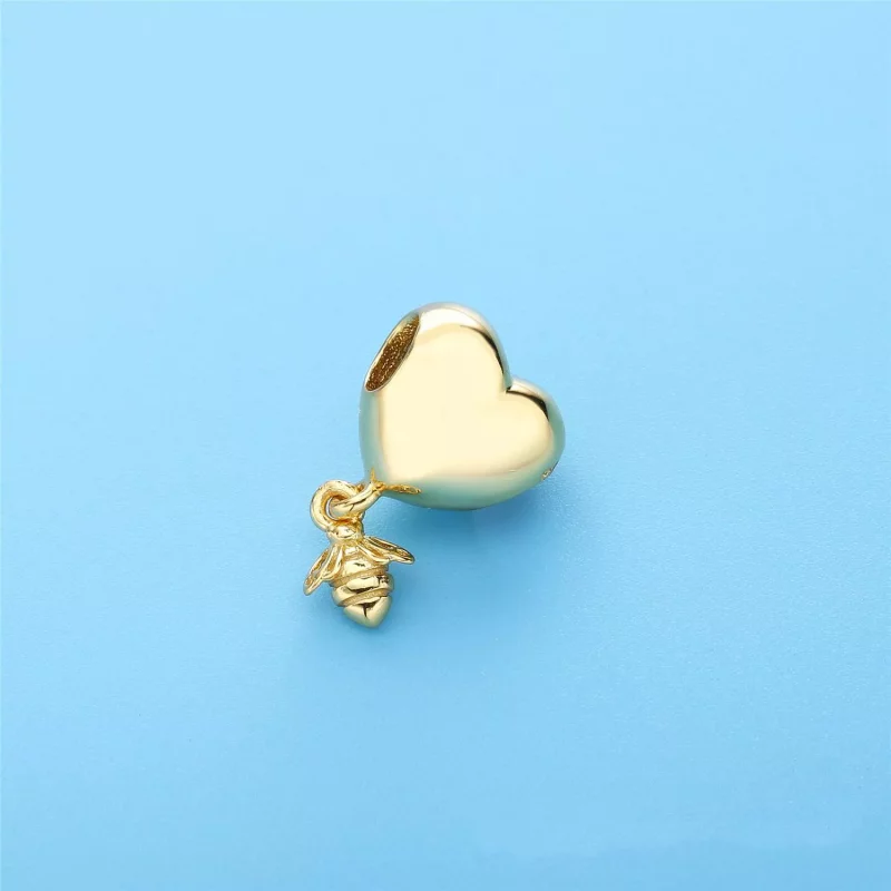 (imagen para) Charm en PANDORA Shine Coraz&oacute;n y Abeja - Ver 3