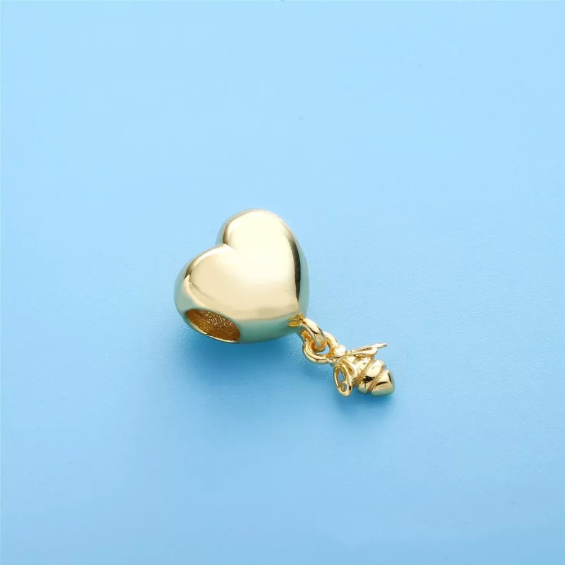 (imagen para) Charm en PANDORA Shine Coraz&oacute;n y Abeja - Ver 4