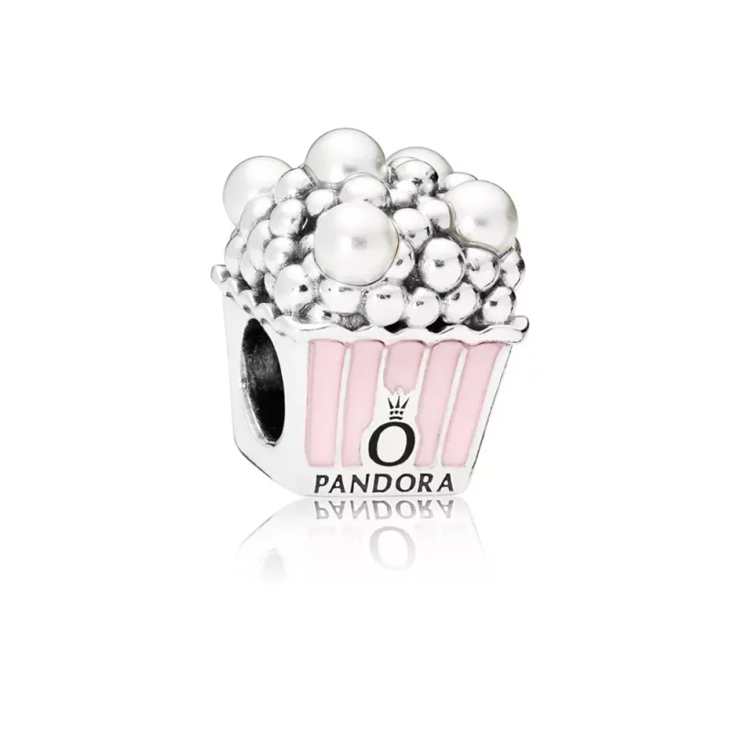 (imagen para) Charm en plata de ley Deliciosas Palomitas - PANDORA