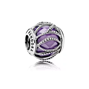 Charm Brillo entrelazado morado - PANDORA (imagen para) Charm Brillo entrelazado morado - PANDORA