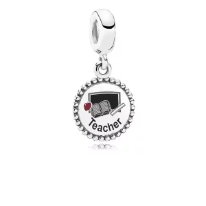 (imagen para) Charm colgante en plata de ley Profesor PANDORA
