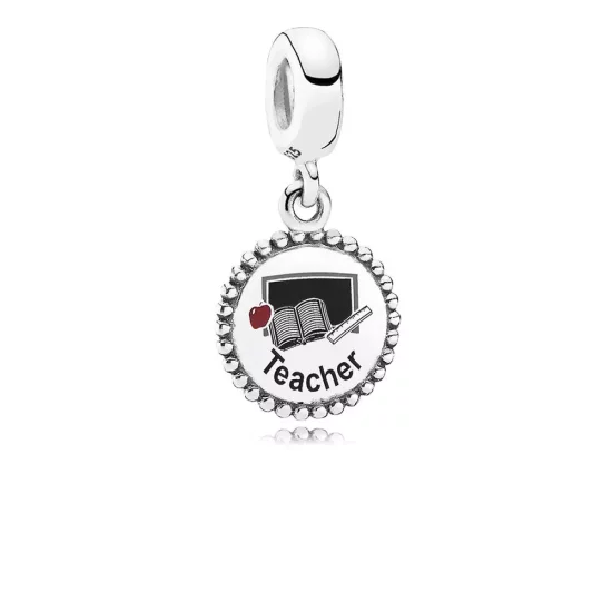 (imagen para) Charm colgante en plata de ley Profesor PANDORA