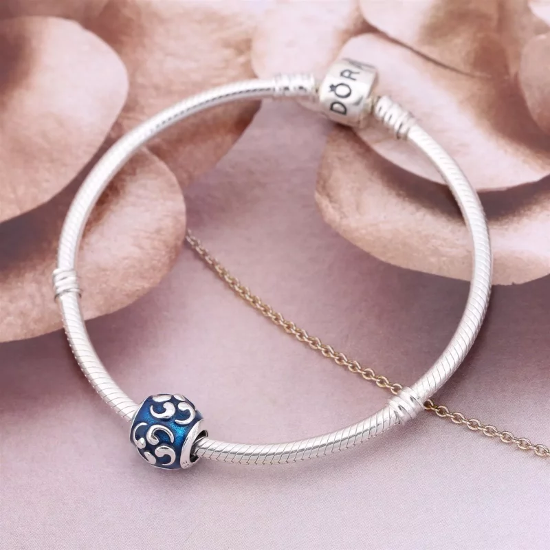 (imagen para) Charm Comma Turquesa - PANDORA - Ver 2
