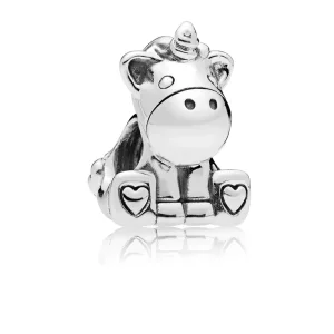 Charm en plata de ley Bruno el Unicornio - PANDORA (imagen para) Charm en plata de ley Bruno el Unicornio - PANDORA