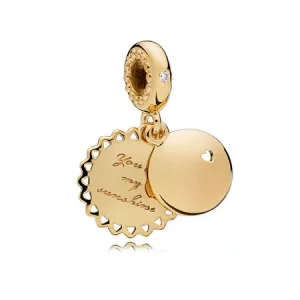 (imagen para) Charm colgante en PANDORA Shine Tu Eres Mi Sol