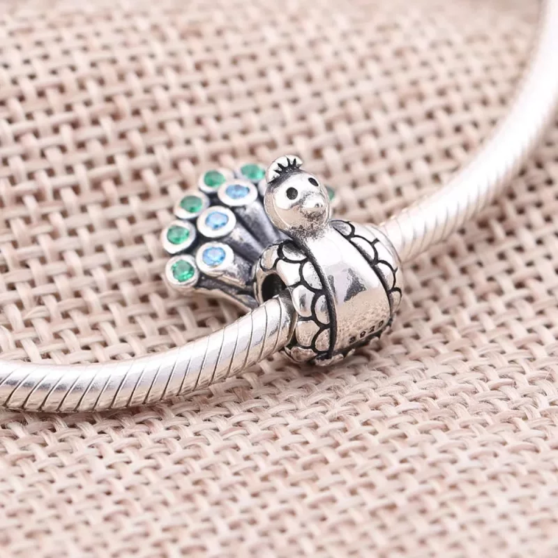 (imagen para) Charm Pavo Real - PANDORA - Ver 2