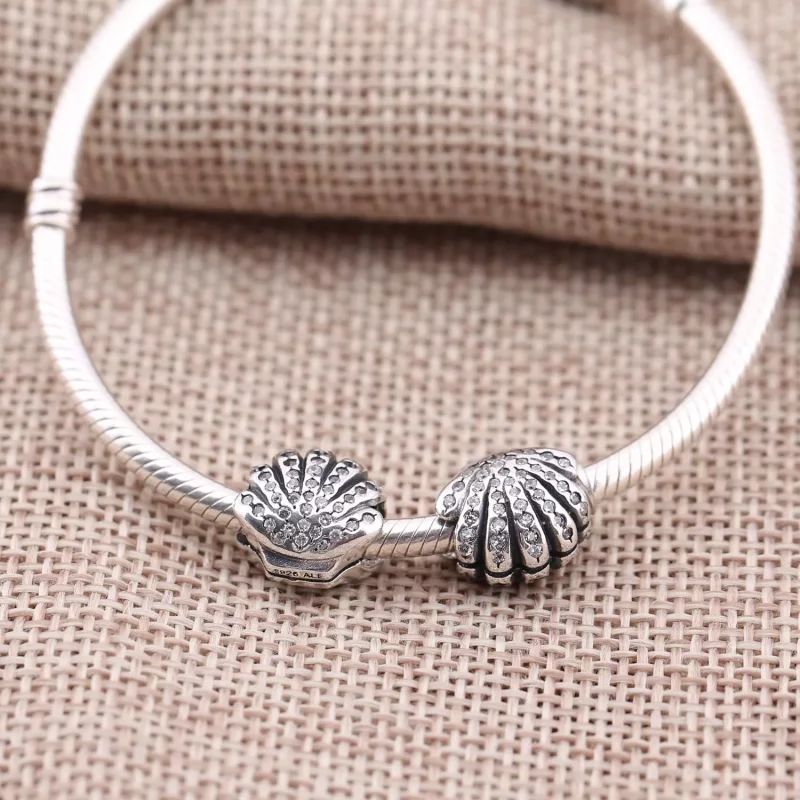 (imagen para) Charm en plata de ley Concha de Ariel - PANDORA - Ver 3