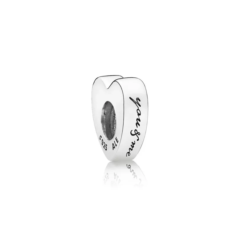 (imagen para) Separador en plata de ley Dos Corazones - PANDORA - Ver 2
